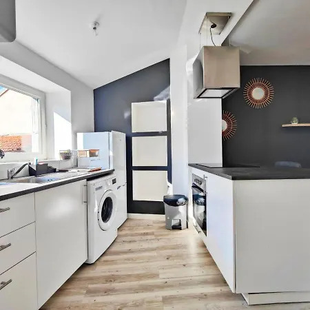 Joli T2 Scandi Apartment Riom